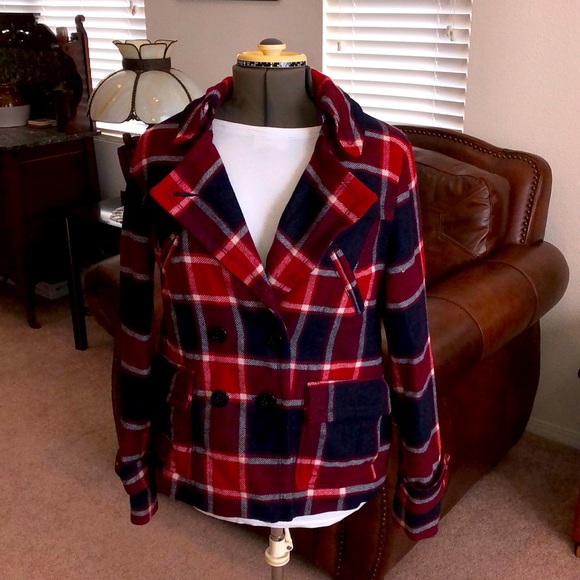 American Eagle Outfitters Jackets & Blazers - American Eagle 🦅 outfitters plaid jacket size L